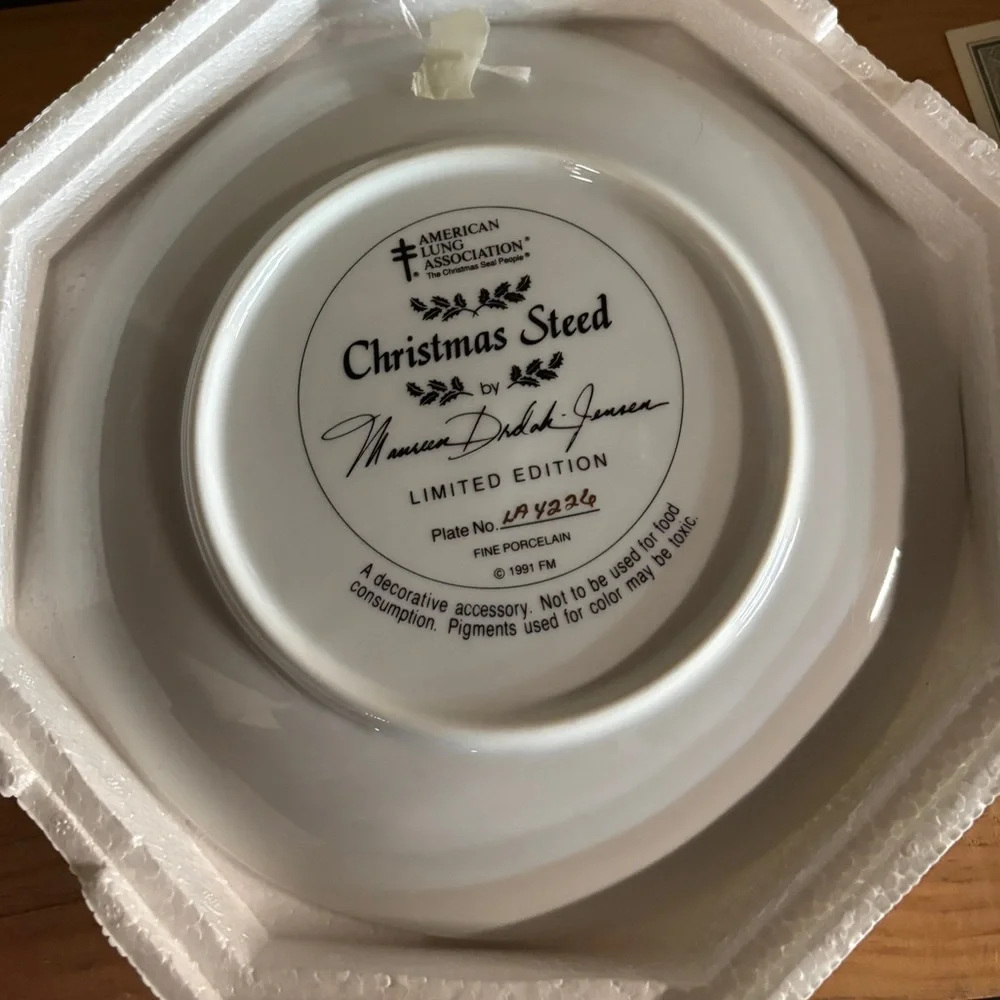 Franklin Mint christmas steed
